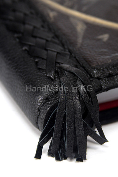 notepad of leather in national style